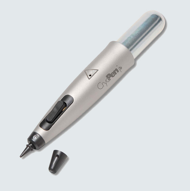 Cryopen pen used for non-surgical skin tag and lesion removal at Sydney Permanent Makeup Centre